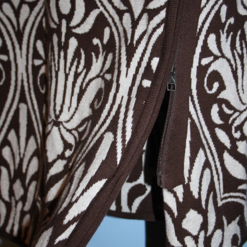 Avalanche Side Zip Front Cardigan Hooded Large - Picture 6 of 13